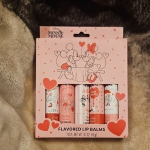 Disney Minnie Mouse Lip Balm Set - Red, Pink, and White